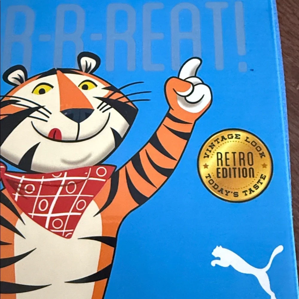 Puma Kellogg’s Frosted Flakes adult suede Tony the Tiger sneakers - Picture 10 of 12